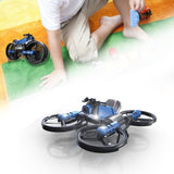 Folding Motorcycle Four-Axis RC Quadcopter Drone Toy