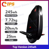 Electric unicycle 245WH 167WH