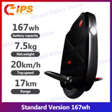 Electric unicycle 245WH 167WH