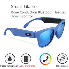 Bone condunction Smart Glasses With Wireless Headphones and Microphone