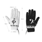 Electronic Hand Piano Gloves with Musical Fingertips Speaker