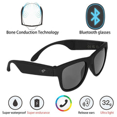 Polarized Sunglasses Bluetooth Bone Conduction Headset