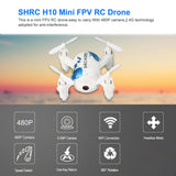 H10 2.4G 480P WiFi Mini FPV RC Drone Quadcopter Waypoint Headless