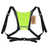 USB Rechargeable Reflective LED Turn Signal Light Vest Backpack