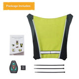 Outdoor Cycling Vest Signal Light Indicator LED Backpack