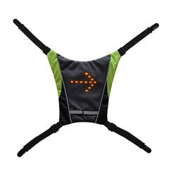 Outdoor Cycling Vest Signal Light Indicator LED Backpack