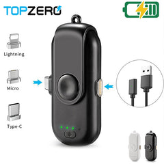 TOPZERO Micro Type C Magnetic Mini Portable Power Bank