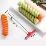 WALFOS 1pc Manual Spiral Screw Vegetables Slicer