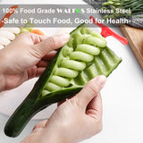 WALFOS 1pc Manual Spiral Screw Vegetables Slicer