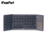 iPazzPort 75BT Bluetooth Keyboard BT3.0 Folding Ultra-slim Design