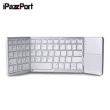 iPazzPort 75BT Bluetooth Keyboard BT3.0 Folding Ultra-slim Design