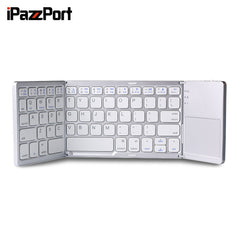 iPazzPort 75BT Bluetooth Keyboard BT3.0 Folding Ultra-slim Design